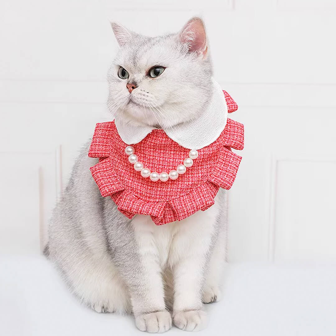 Cat in Pink Cat Bib | MissyMoMo