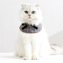 Load image into Gallery viewer, Plaid Cat Bib | Cat Accessories | Cat with Collar | MissyMoMo
