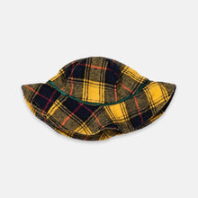 Load image into Gallery viewer, Yellow Plaid Cat Hat | Pet Accessories | MissyMoMo
