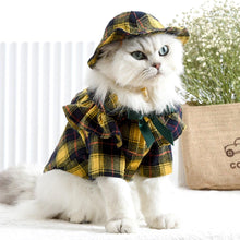 Load image into Gallery viewer, Plaid Cat Hat | Pet Accessories | MissyMoMo
