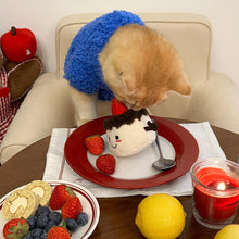 Load image into Gallery viewer, Cat with Cute Plush Cake Catnip Toy with Squeaker | MissyMoMo