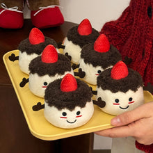 Load image into Gallery viewer, Plush Strawberry Cake Catnip Toys with Squeakers | Cute Cat Toys | MissyMoMo