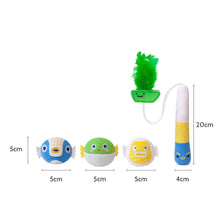 Load image into Gallery viewer, Pufferfish Fishing Teaser Set | Cat Toys | MissyMoMo