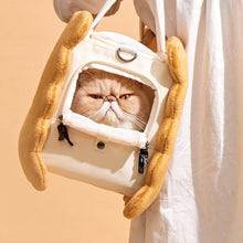 Load image into Gallery viewer, PurLab Cookie Cat Carrier | Stylish Brown Cat Bag | MissyMoMo