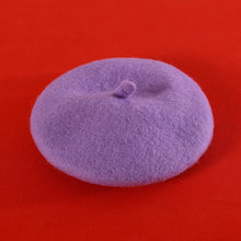 Load image into Gallery viewer, Purple Beret Hat for Cats | MissyMoMo