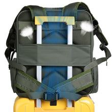 Load image into Gallery viewer, Luggage Sleeve of Green Cat Carrier Backpack | MissyMoMo