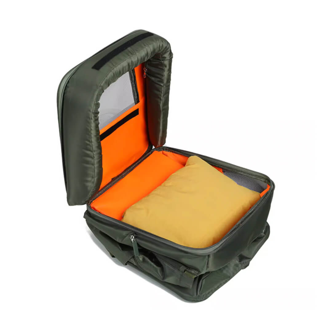 Foldable Cat Backpack - Open View with Padding and Mesh | MissyMoMo