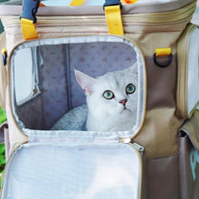 Load image into Gallery viewer, Cat Relaxing Inside the Cat Backpack | MissyMoMo