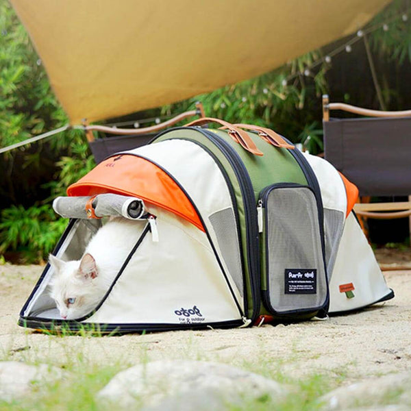 Purrpy Tent Expandable Cat Backpack | Cat Kennel | MissyMoMo