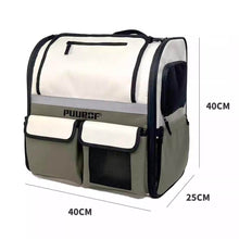 Load image into Gallery viewer, Dimensions of Large Cat Backpack Carrier | MissyMoMo