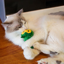 Load image into Gallery viewer, Cat Playing with Garden Furriends Cat Teaser Wand | MissyMoMo