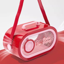 Load image into Gallery viewer, Ventilation Holes of RadioMoMo Vintage Retro Red Hard Cat Carrier | MissyMoMo
