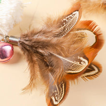 Load image into Gallery viewer, Rainbow Feather Cat Toy | Interactive Cat Toys | MissyMoMo