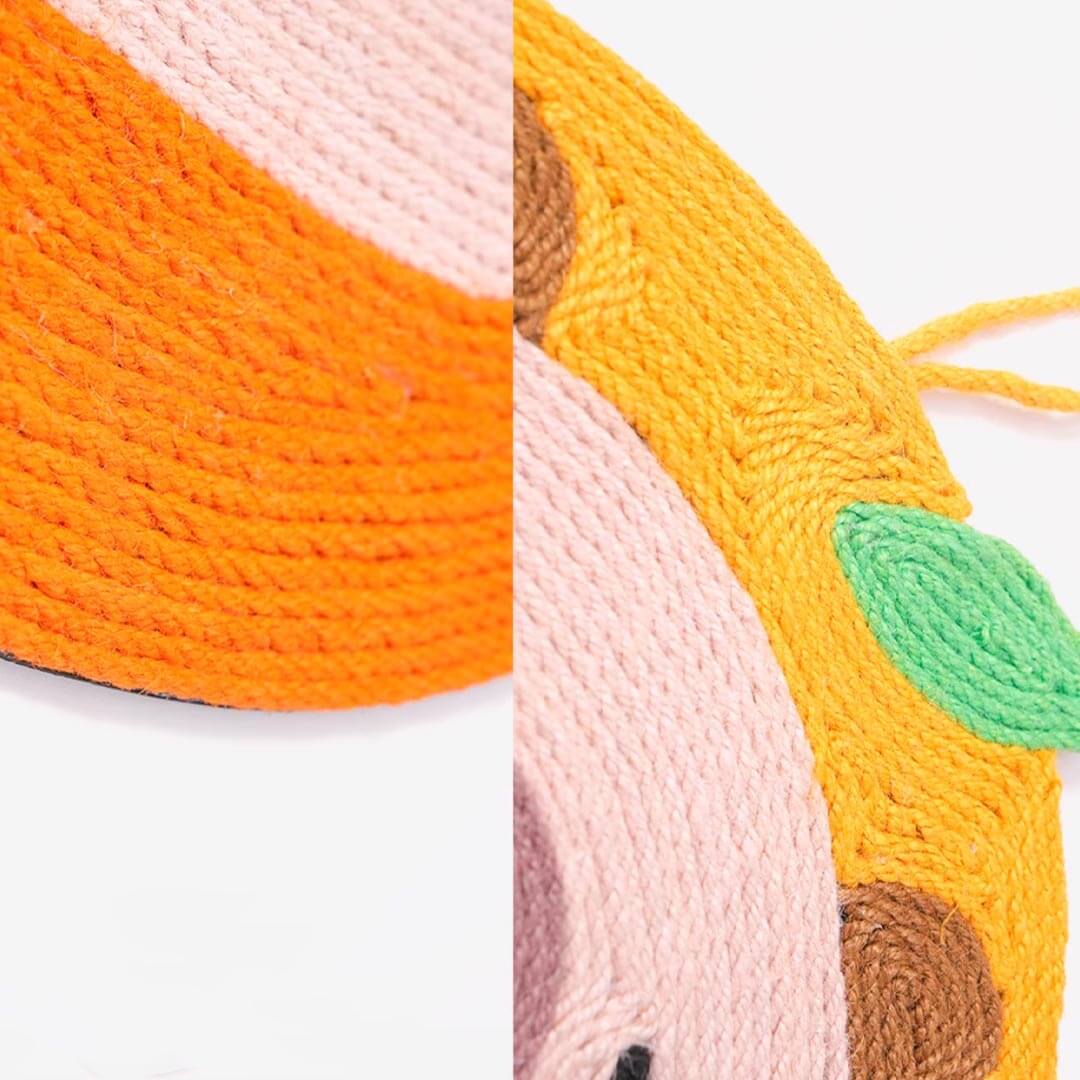 Sniffy Capybara Cat Scratch Mat | Cute Orange Cat Accessories | MissyMoMo