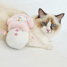 Load image into Gallery viewer, Cat with Snowman Catnip Toy | Plush Toy for Cats & Kittens | MissyMoMo