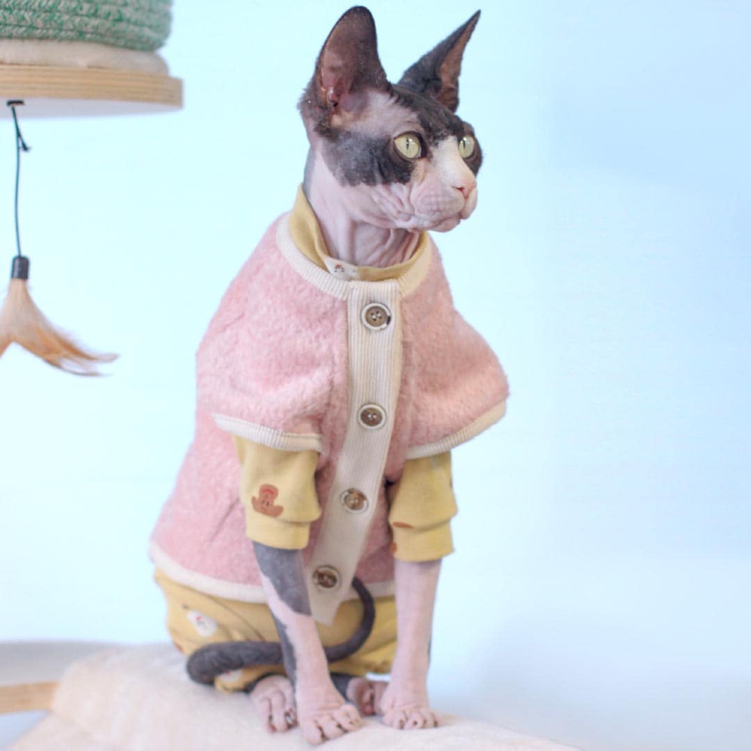 MoMo Cat Vest | Cat Clothes for Sphynx | MissyMoMo