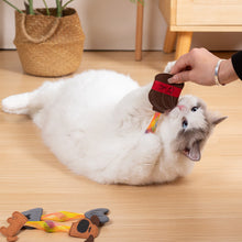 Load image into Gallery viewer, Cat Playing with Stretchy Cola Catnip Toy | MissyMoMo