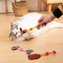 Load image into Gallery viewer, Cat Playing with Stretchy Pup Catnip Toy | MissyMoMo