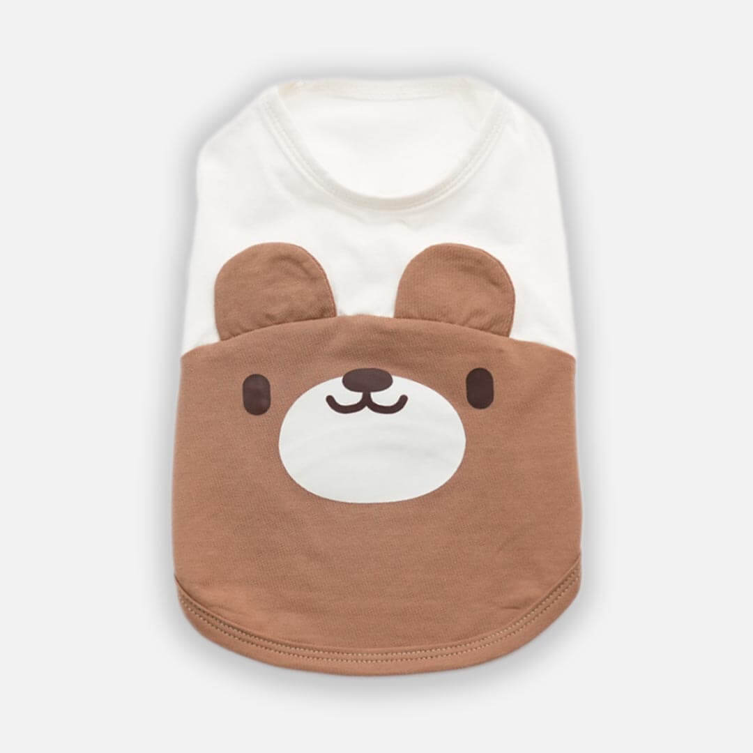 Brown Teddy Bear Cat Vest | Cute Cat Vest | MissyMoMo
