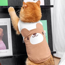 Load image into Gallery viewer, Cat in Brown Teddy Bear Cat Vest | Cat Summer Vest | MissyMoMo