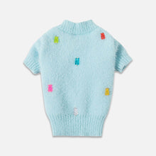 Load image into Gallery viewer, Sweet Bear Cat Cardigan | Blue Faux Mink Cardigan for Cats | MissyMoMo