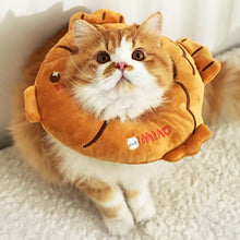 Load image into Gallery viewer, Cat in Taiyaki Elizabethan Collar | Pet Medical Collars | MissyMoMo
