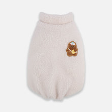 Load image into Gallery viewer, White Teddy Bear Fleece Jacket for Cats & Kittens | MissyMoMo