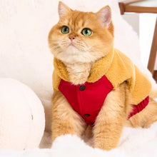 Load image into Gallery viewer, Cat in Brown Teddy Bear Fleece Jacket | MissyMoMo