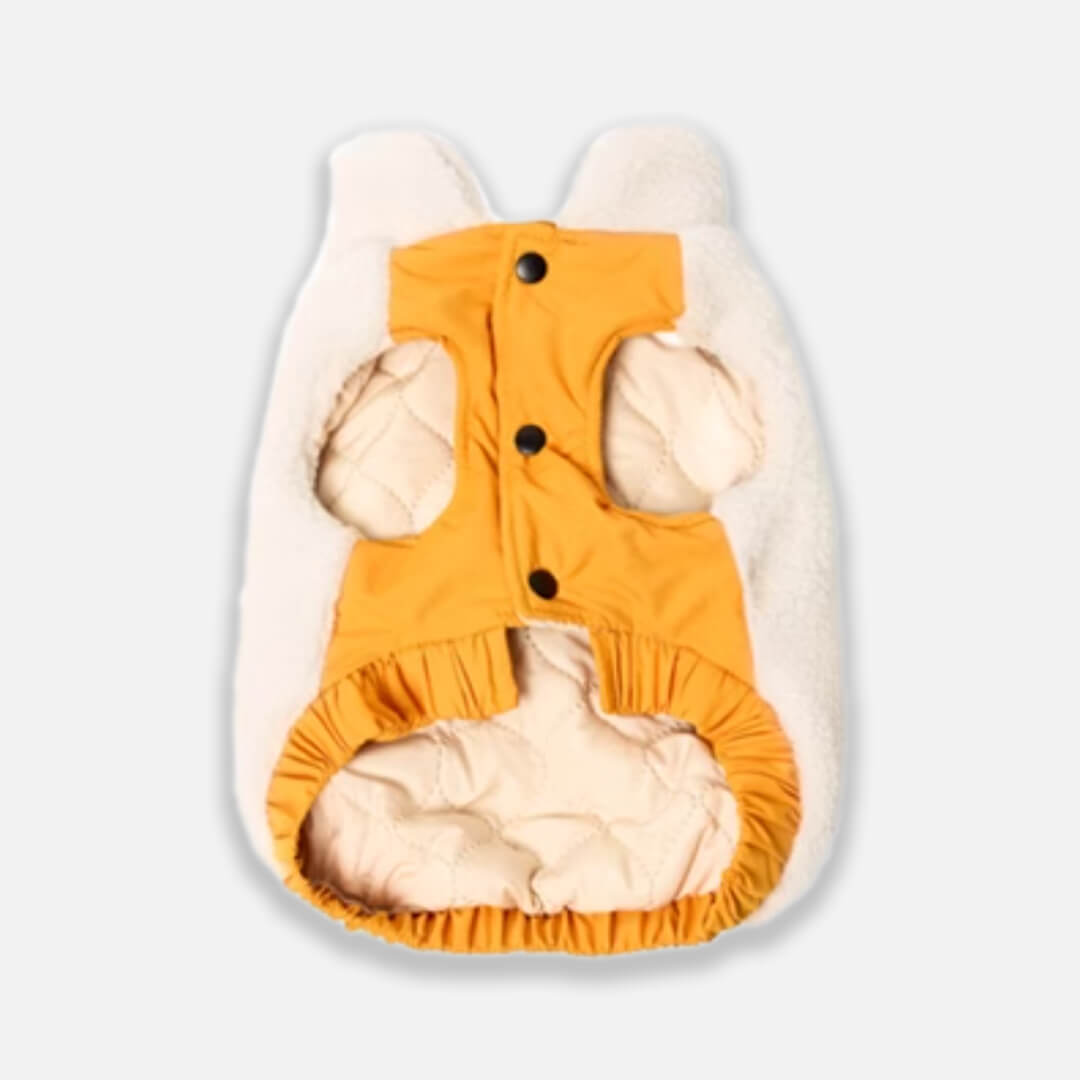 White Teddy Bear Fleece Jacket for Cats & Kittens | MissyMoMo