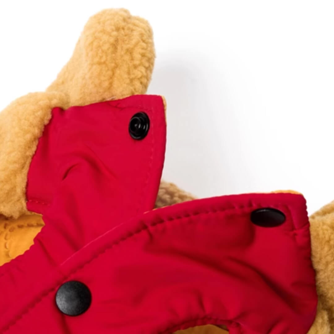 Brown Teddy Bear Fleece Jacket for Cats & Kittens | MissyMoMo