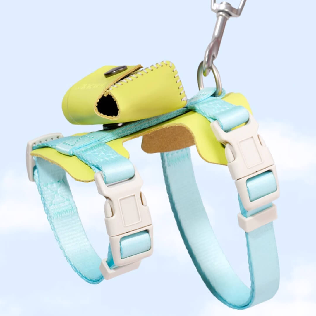 TouchCat Turquoise H-Style Cat Harness & Leash Set | MissyMoMo