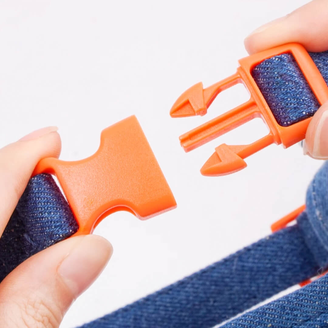 TouchCat Indigo Cat Harness & Leash Set | Denim Harness for Cats & Kittens | MissyMoMo