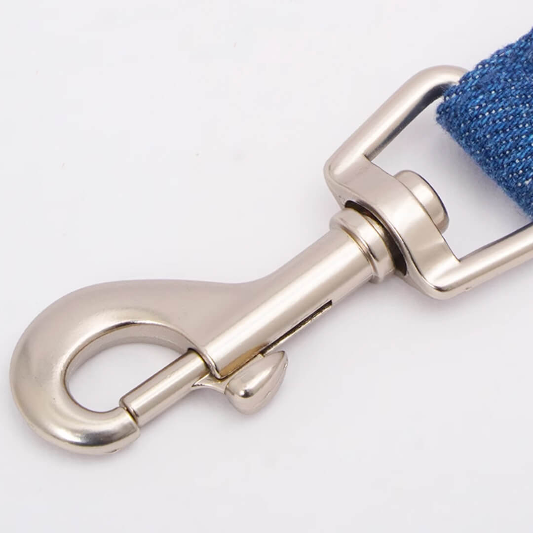 TouchCat Indigo Cat Harness & Leash Set | Denim Harness for Cats & Kittens | MissyMoMo