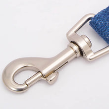 Load image into Gallery viewer, TouchCat Indigo Cat Harness & Leash Set | Denim Harness for Cats & Kittens | MissyMoMo