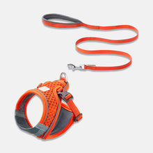 Load image into Gallery viewer, Orange Mesh Vest Cat Harness & Leash Set | MissyMoMo