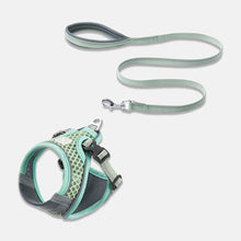 Load image into Gallery viewer, Mint Mesh Vest Cat Harness & Leash Set | MissyMoMo