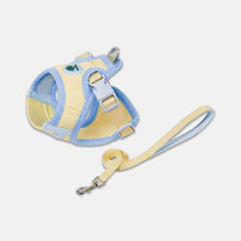 Load image into Gallery viewer, Blue & Yellow Mesh Harness with Leash for Cats and Kittens | MissyMoMo