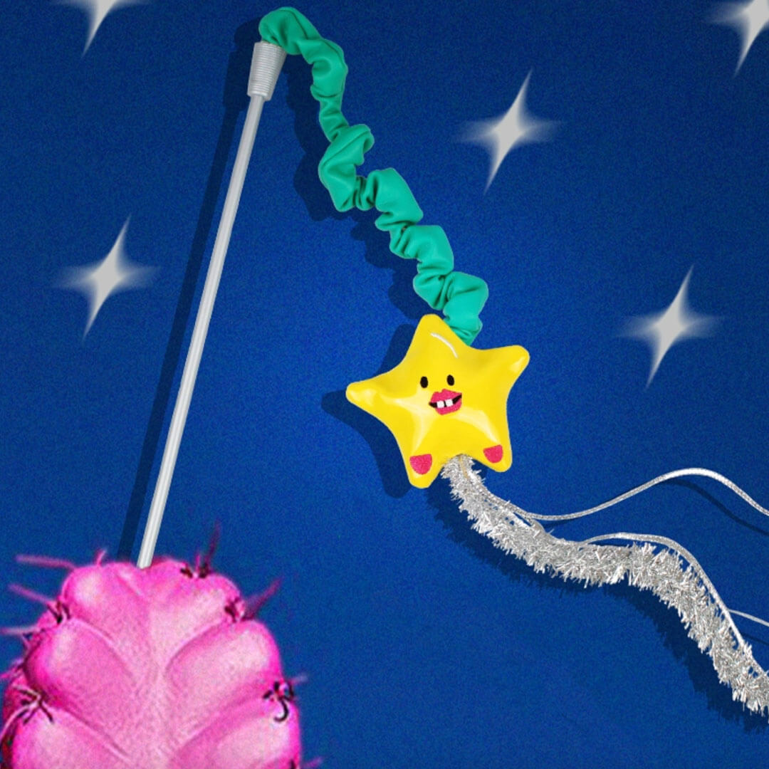 Twinkle Cat Wand Toy | Funny Toy for Bored Cats | MissyMoMo