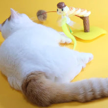 Load image into Gallery viewer, Cat Playing with Twist &amp; Tease Snake Cat Toy | Interactive Cat Toy | MissyMoMo
