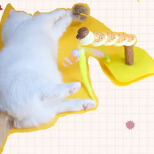 Load image into Gallery viewer, Cat Playing with Twist &amp; Tease Snake Cat Toy | Interactive Cat Toy | MissyMoMo
