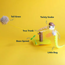 Load image into Gallery viewer, Cat Playing with Twist &amp; Tease Snake Cat Toy | Interactive Cat Toy | MissyMoMo
