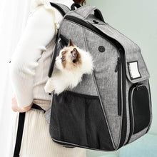 Load image into Gallery viewer, Urban Wanderer Cat Backpack for Carrying Cat | Carrying Cat in Backpack | MissyMoMo