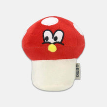 Load image into Gallery viewer, Mushroom Catnip Plush Pillow Toy | Soft Squeezable Toy for Cats | MissyMoMo
