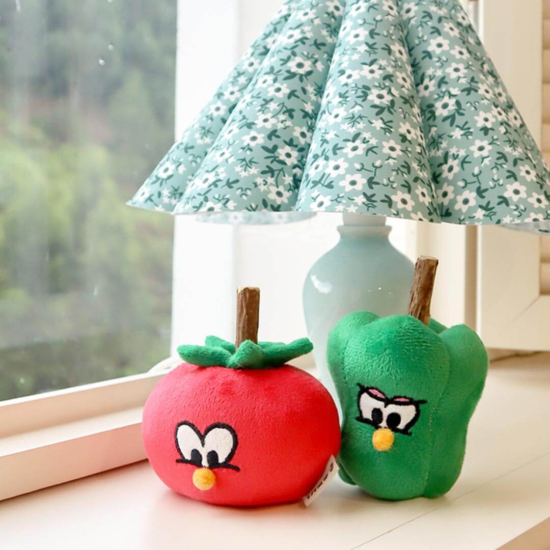 Tomato and Green Pepper Catnip Toys | Cute Cat Toys | MissyMoMo