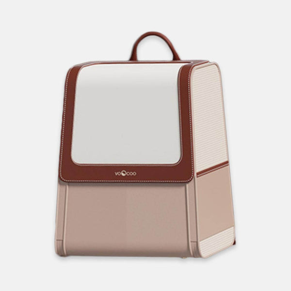 Voocoo Cat Backpack | Cat Carrier for Travel | Leather Pet Carrier | MissyMoMo