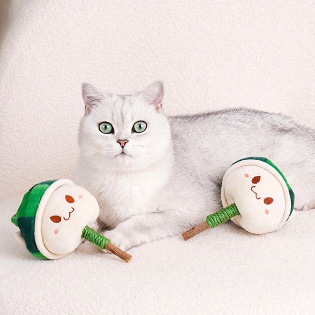 Cat with Watermelon Kitty Silvervine Cat Chew Toy | MissyMoMo
