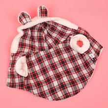 Load image into Gallery viewer, White Fleece Cat Hoodie with Bear Ears | MissyMoMo