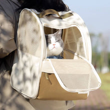 Load image into Gallery viewer, Carrying Cat with Lightweight Cat Backpack | MissyMoMo