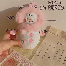 Load and play video in Gallery viewer, Snowman Catnip Toy | Plush Toy for Cats &amp; Kittens | MissyMoMo
