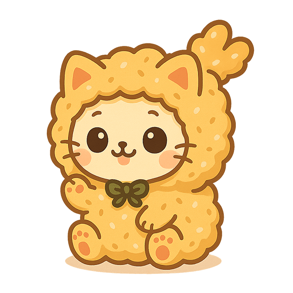Illustration: tempura cat